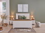 Hanah Home Cama Individual Monte Crema y Roble